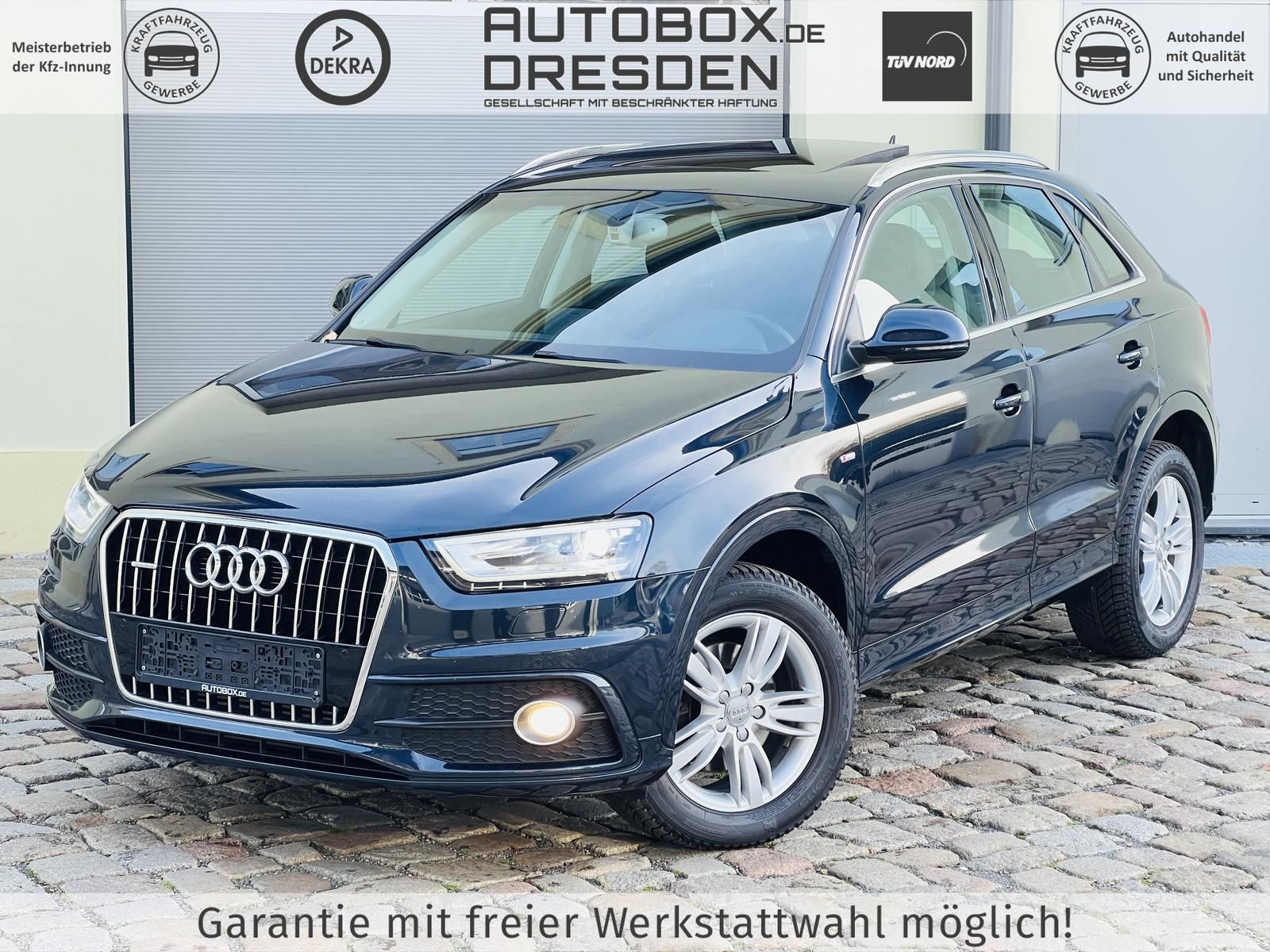 Audi Q3 2.0 TFSI Quattro S-LINE +BT+PANO+NAVI+XENON+
