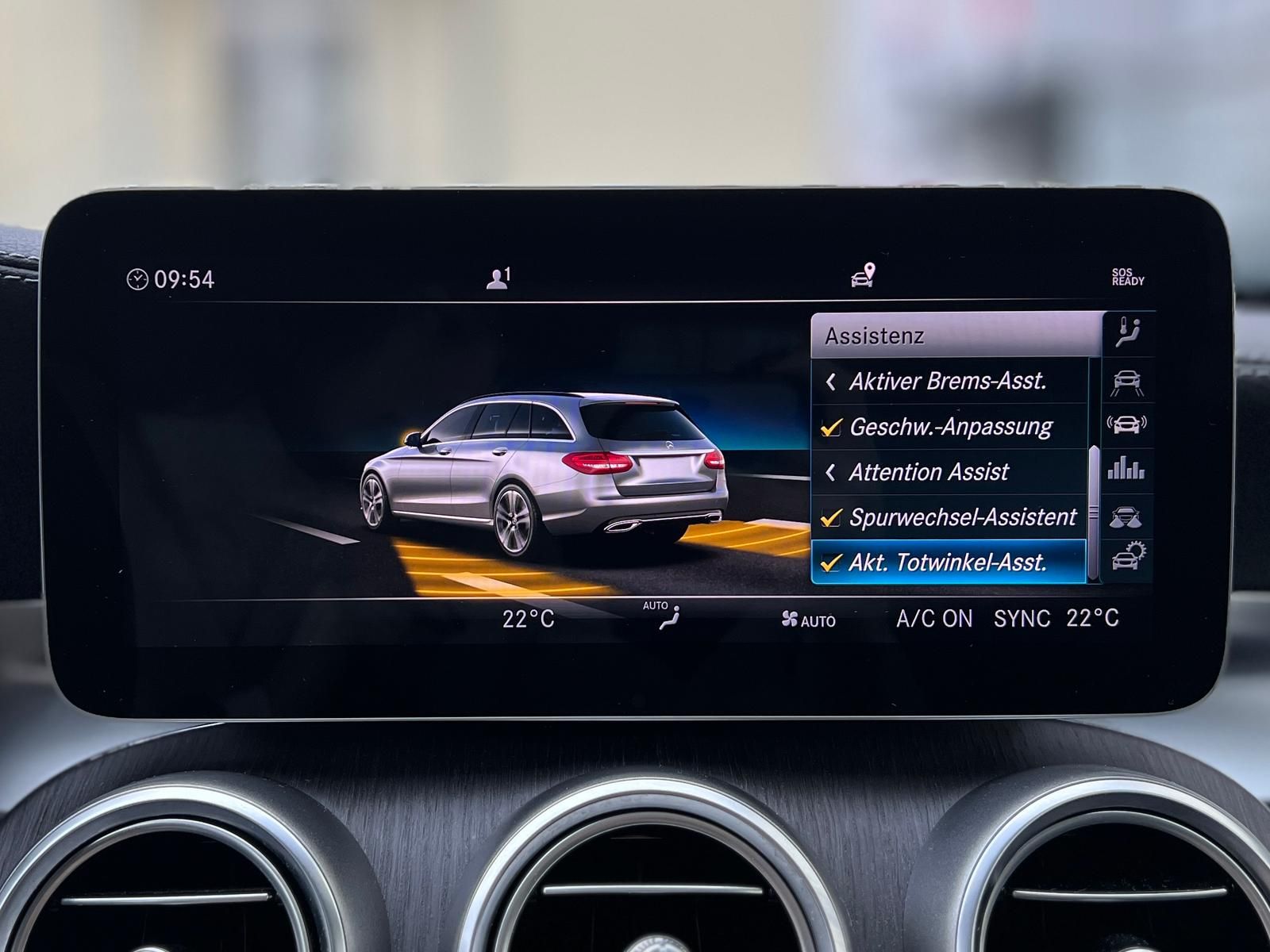 Fahrzeugabbildung Mercedes-Benz C 300 T d 4Matic +CAM+HUD+LED+PANO+STHZG+